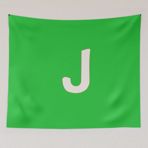 Item preview, letter j white designed and sold by ZiphGames.