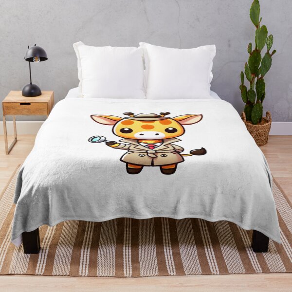 Item preview, Detective giraffe kawaii and chibi designed and sold by AdrianMDesigns.