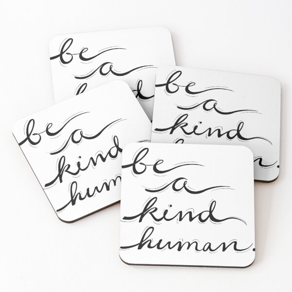Item preview, Be A Kind Human - Black Text designed and sold by woolandbristle.