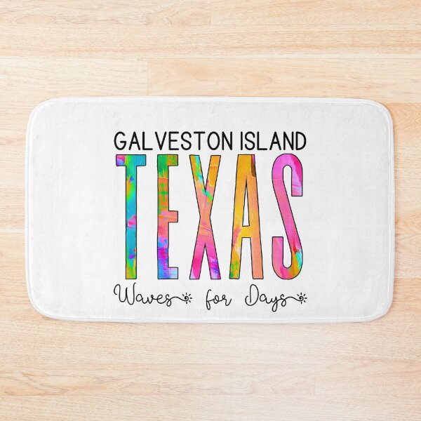 Item preview, Galveston Island Texas (Waves) designed and sold by Whackadoodletee.