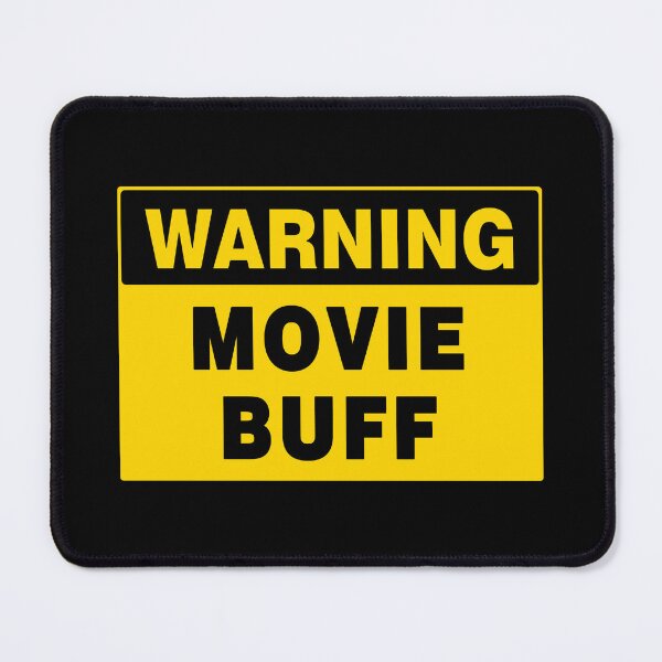Item preview, WARNING SIGN, MOVIE BUFF, INDUSTRIAL SIGNAGE, FUNNY designed and sold by AASparksDesigns.