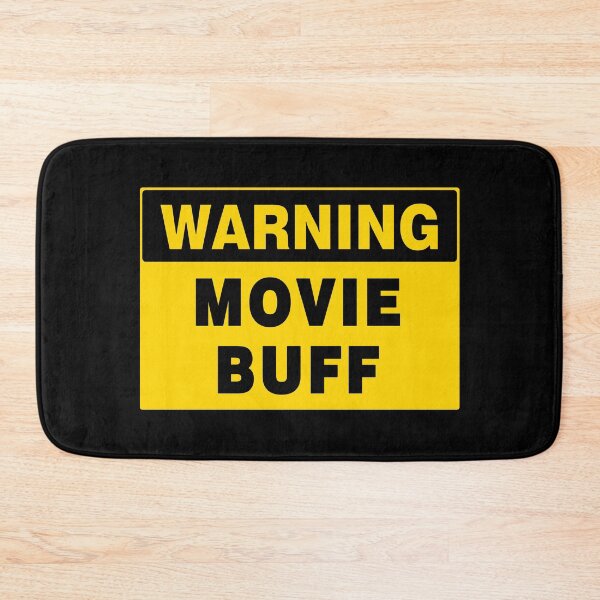 Item preview, WARNING SIGN, MOVIE BUFF, INDUSTRIAL SIGNAGE, FUNNY designed and sold by AASparksDesigns.