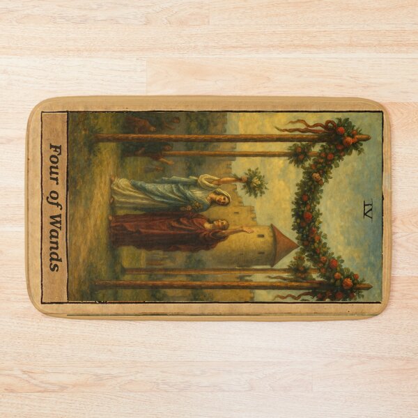 Item preview, Tarot: Four of Wands designed and sold by skoolsarecool.