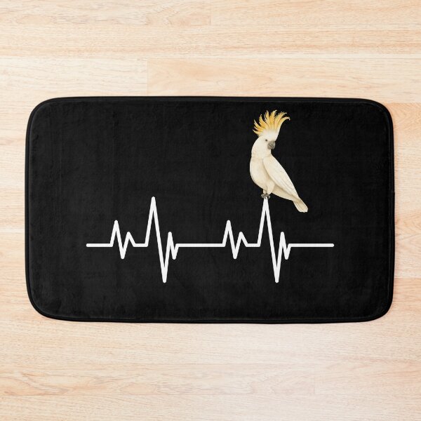 Item preview, Funny white Cockatoo heartbeat pet cockatoo owner bird lover designed and sold by Artstastic.