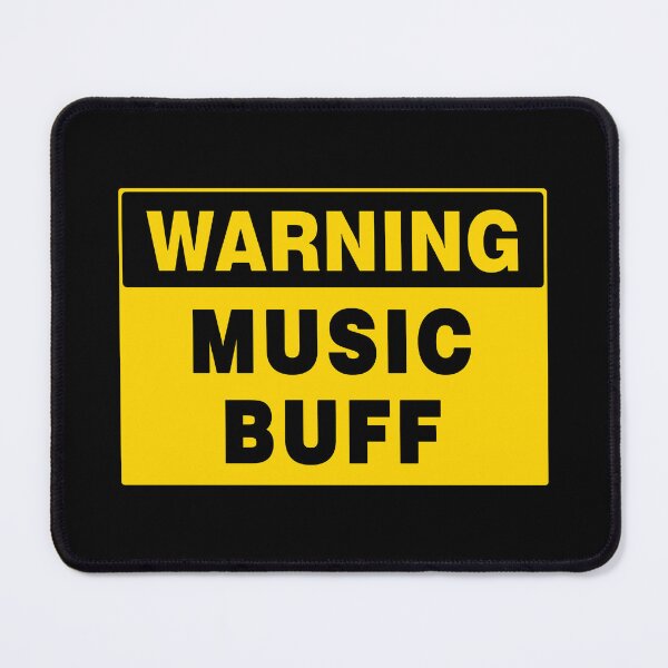 Item preview, WARNING SIGN, MUSIC BUFF, INDUSTRIAL SIGNAGE, FUNNY designed and sold by AASparksDesigns.