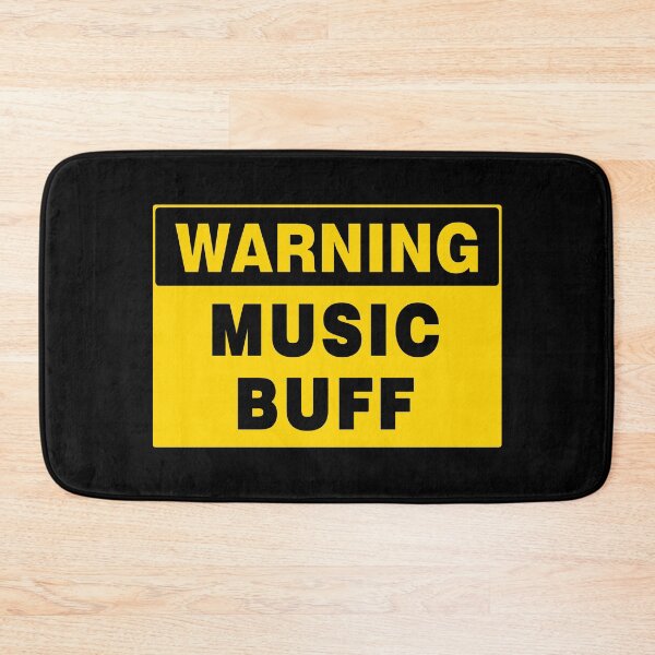 Item preview, WARNING SIGN, MUSIC BUFF, INDUSTRIAL SIGNAGE, FUNNY designed and sold by AASparksDesigns.