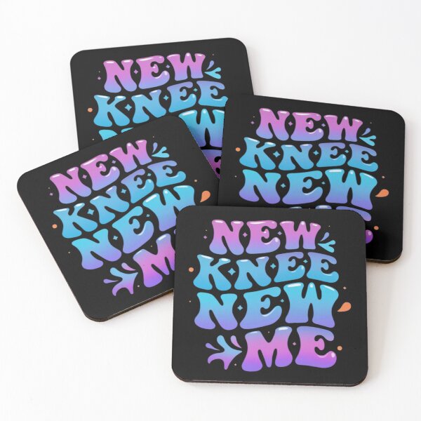 Item preview, New Knee New Me Funny Knee Replacement Surgery Recovery Joke designed and sold by Dabbing Turtle Designs.