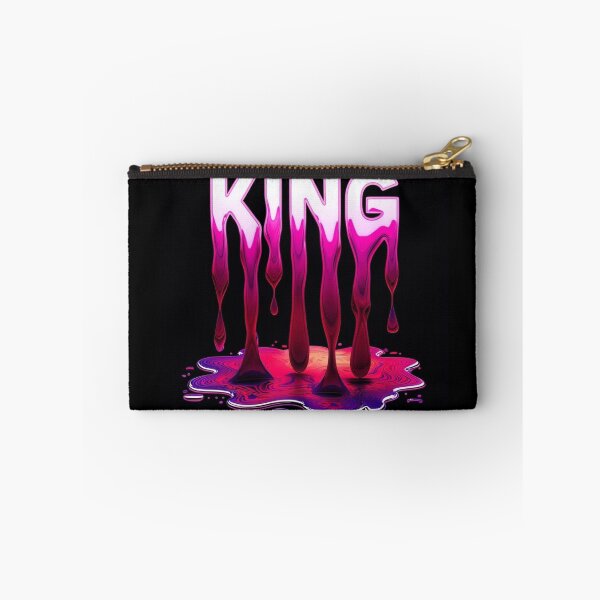 Aperçu de l'œuvre King C.L.S King Drip | Rose clair | Rose flamant rose | Violet | Noir | Rouge créée et vendue par Kingcls.