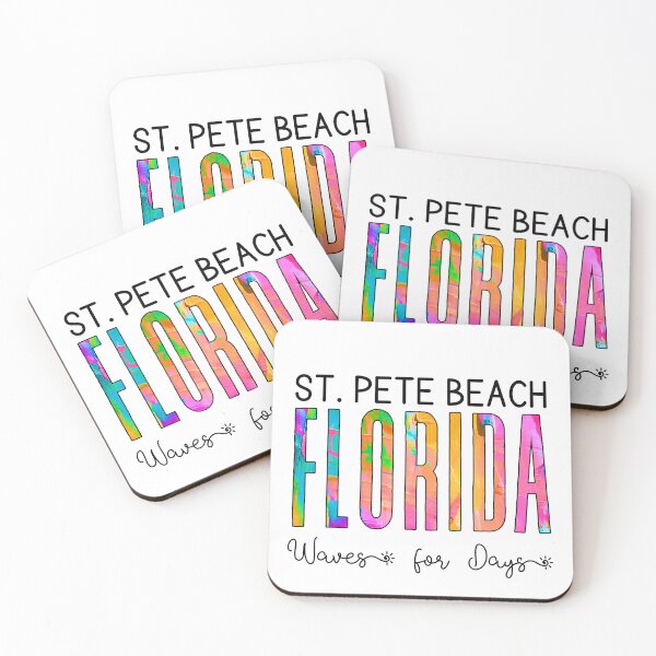 Item preview, St. Pete Beach Florida (Waves) designed and sold by Whackadoodletee.