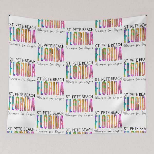 Item preview, St. Pete Beach Florida (Waves) designed and sold by Whackadoodletee.