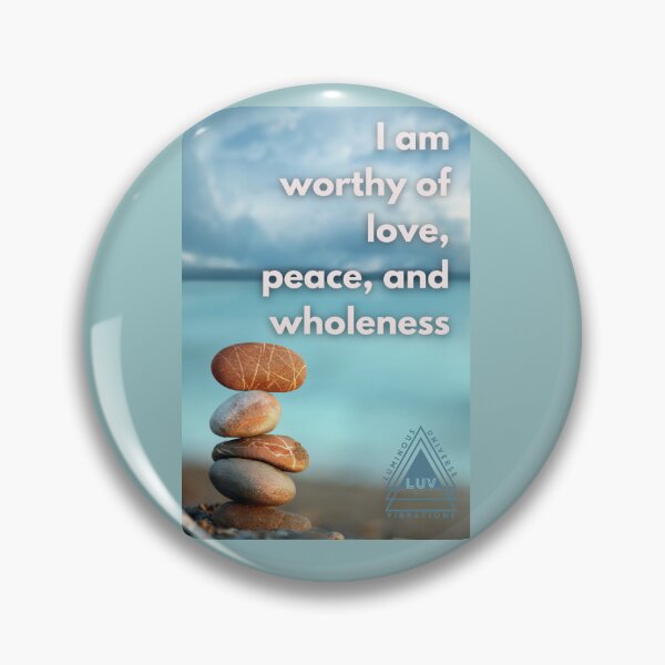 Item preview, I am worthy of love, peach, and wholeness designed and sold by LUV963.