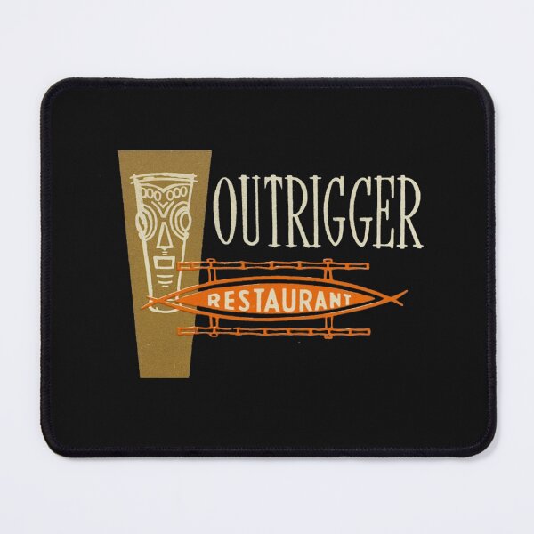 Item preview, Vintage Outrigger Restaurant - Laguna Beach, California designed and sold by QuayTradingCo.