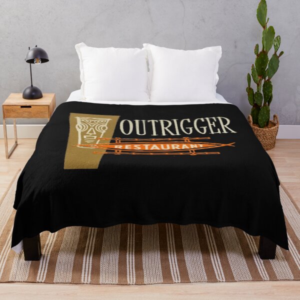 Item preview, Vintage Outrigger Restaurant - Laguna Beach, California designed and sold by QuayTradingCo.