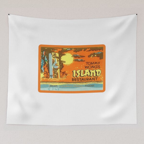 Item preview, Vintage Tommy Wong's Island Restaurant  designed and sold by QuayTradingCo.