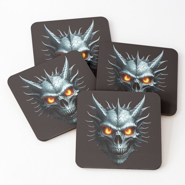Item preview, Ember Eyes: Dragon Skull of Fire designed and sold by Harmon Luxe Studio .