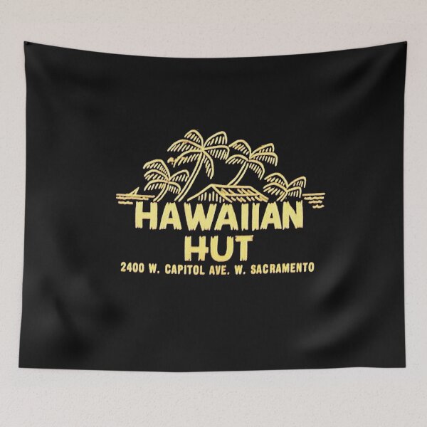 Item preview, Vintage Hawaiian Hut - Sacremento, California designed and sold by QuayTradingCo.
