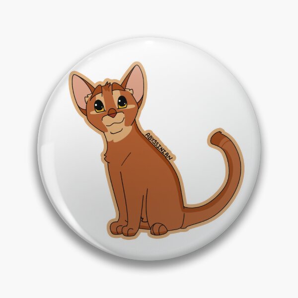 Item preview, Abyssinian Cat designed and sold by HalflightSTAY.
