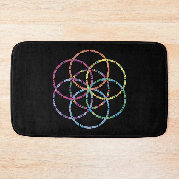 Item preview, Sacred Geometry Meets Mosaic Art: The Seed of Life in Vibrant Colors designed and sold by H Jonas.
