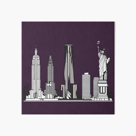 Artikel-Vorschau von NYC Skyline Minimal Art, designt und verkauft von Laramsstore.