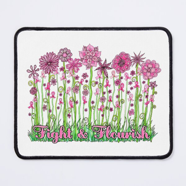 Item preview, Fight and Flourish Breast Cancer Support and Encouragement designed and sold by PinkWinkDesigns.