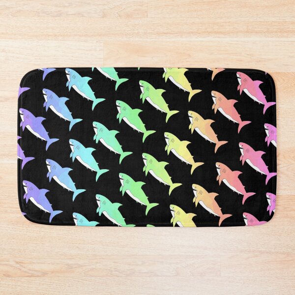 Item preview, Shark Attack Black designed and sold by Sartoris Art.