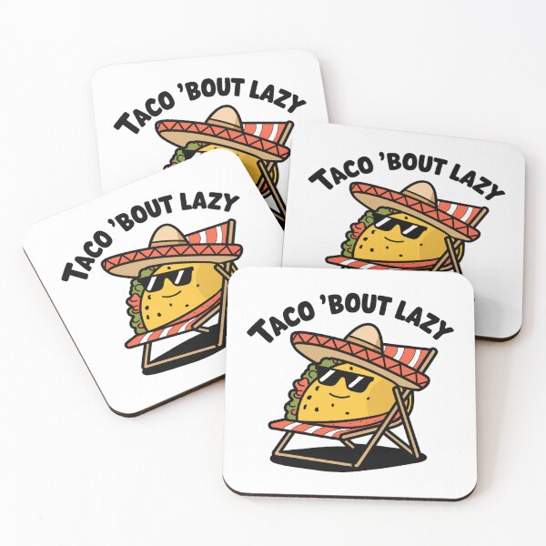 Item preview, Funny Taco 'Bout Lazy Chill Sombrero Taco Cartoon Design designed and sold by badburropress.