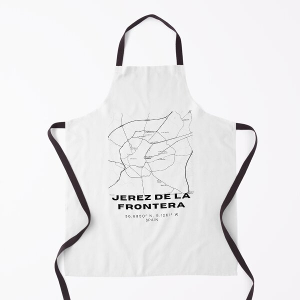 Item preview, Jerez de la Frontera Spain Minimalist Black & White Map Print designed and sold by RM-Journey.