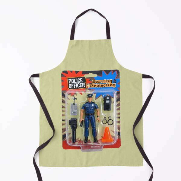 Item preview, Heroic Police Officer Action Figure in Blister Package – Ready for Action designed and sold by BrightMint.