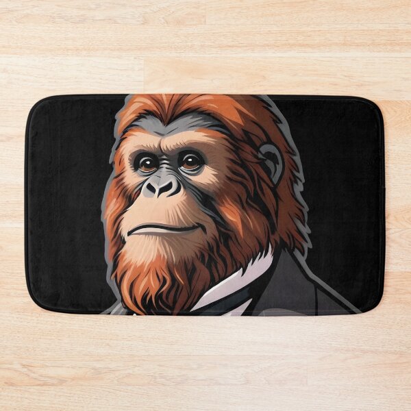 Item preview, Cartoon Victorian Sasquatch-Cryptid Art for Mythical Creature Lovers designed and sold by SlowMarchArt.