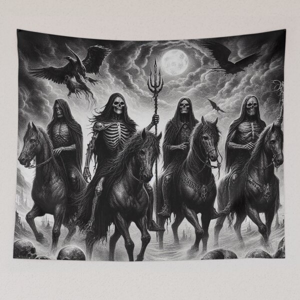 Item preview, Four Horsemen Doomsday Art designed and sold by TheDarkWardrobe.