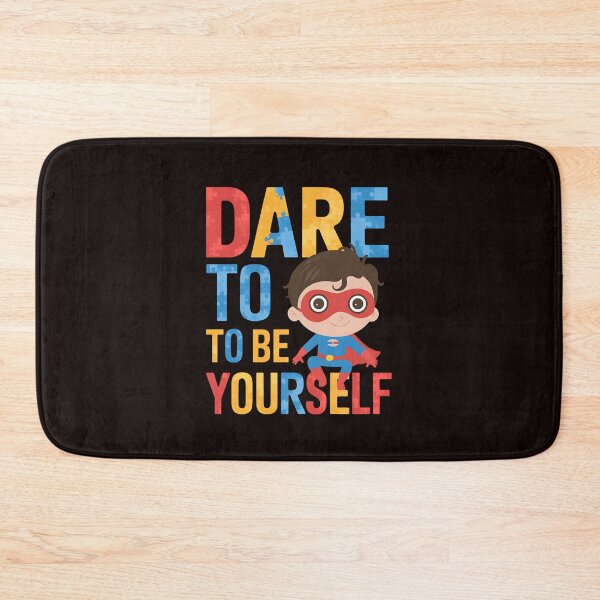 Item preview, Dare To Be Yourself Autism Awareness Superhero designed and sold by MAKOPOKOShop.
