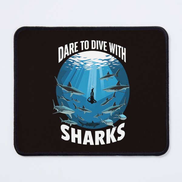 Item preview, Dare To Dive With Shark Diver designed and sold by MAKOPOKOShop.