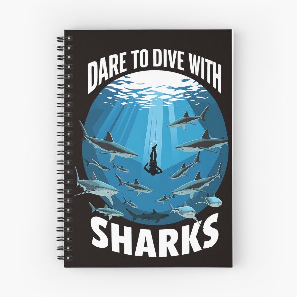 Item preview, Dare To Dive With Shark Diver designed and sold by MAKOPOKOShop.