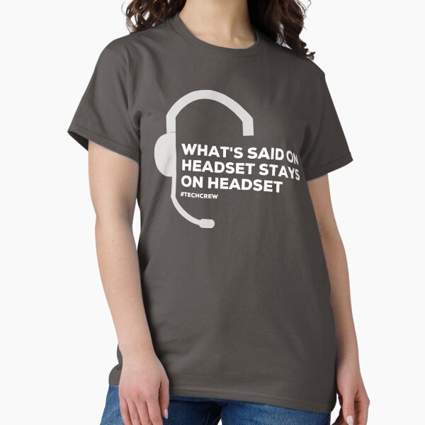Item preview, Headset Alternate - Funny Theater Tech Sticker – Stage Crew Life Humor – Tech Week Chaos  designed and sold by DoodlesByPeter.