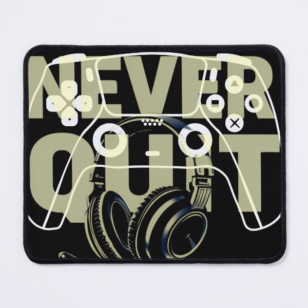Item preview, Epic Gamer Motivation - Never Quit Poster designed and sold by M22--.