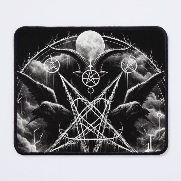Item preview, Dark Goth Pentagram Art designed and sold by TheDarkWardrobe.