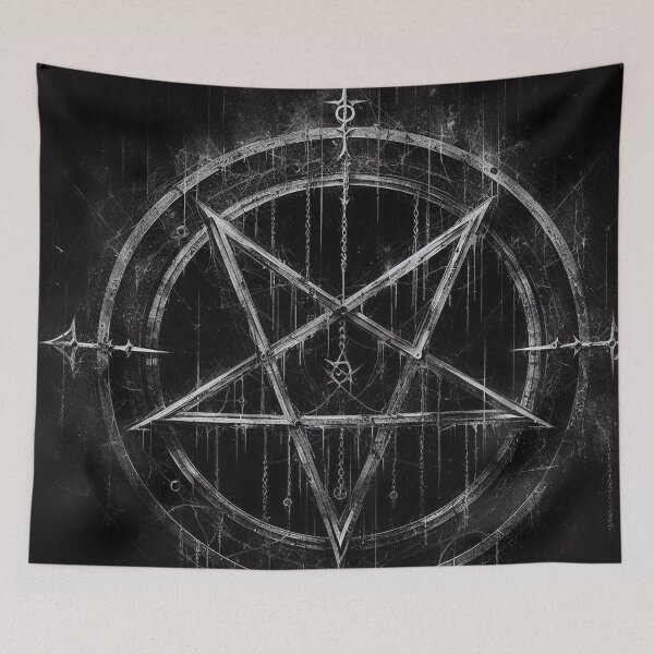 Item preview, Dark Goth Pentagram Art designed and sold by TheDarkWardrobe.
