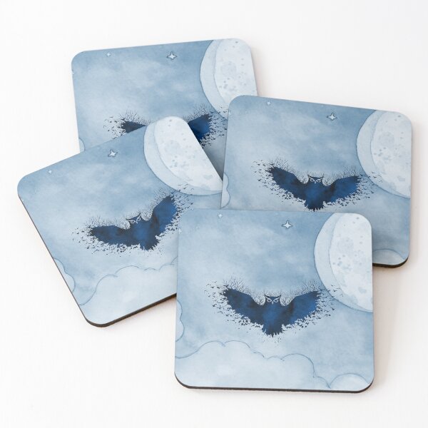 Item preview, Blue Fairy Tale Owl with Trees and Birds designed and sold by Pixelchicken.