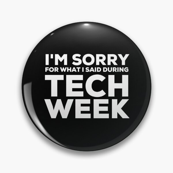 Item preview, TECH WEEK Alternate - Funny Theater Tech Sticker – Stage Crew Life Humor – Tech Week Chaos  designed and sold by DoodlesByPeter.