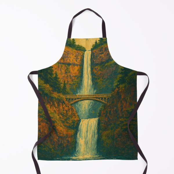 Item preview, Multnomah Falls Oregon Columbia River Gorge Benson Bridge Pacific Northwest USA designed and sold by Aryabek.