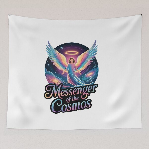 Item preview, Messenger of the Cosmos – Radiant Angelic Galaxy  designed and sold by Zanigold.