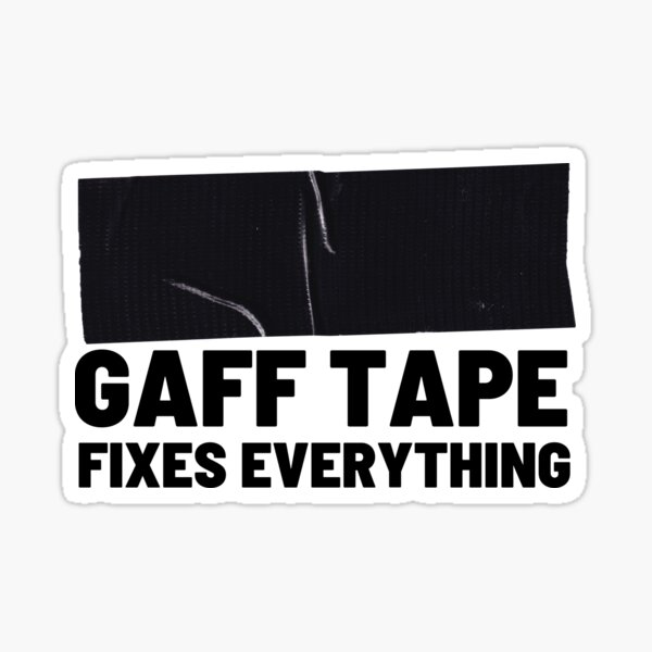 Item preview, GAFF TAPE Theater Tech Sticker – Stage Crew Life Humor – Tech Week Chaos – Theater Gifts for Techies and Drama Nerds designed and sold by DoodlesByPeter.