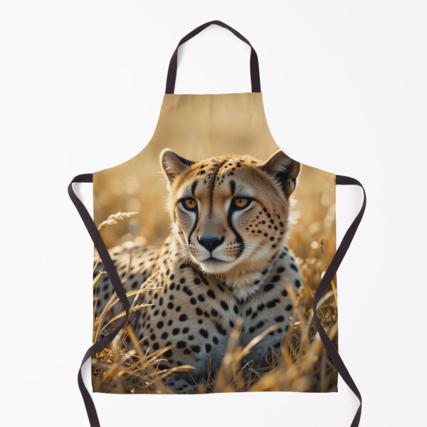 Item preview, cheetah rests among golden grasses designed and sold by InezPhotography.