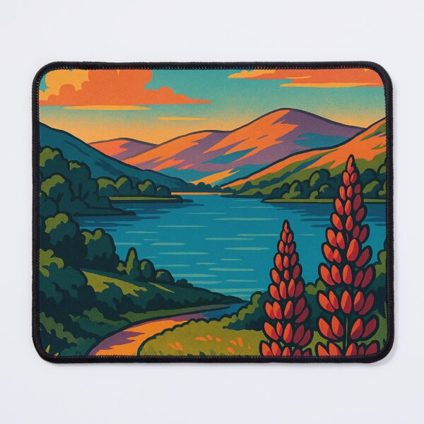Item preview, Bala Lake Llyn Tegid Wales Snowdonia National Park Scenic Mountain Landscape UK designed and sold by Aryabek.