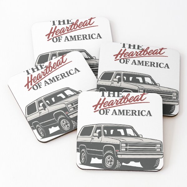 Item preview, 1988 K5 Blazer "Heartbeat of America" | Vintage Chevy SUV Retro Art designed and sold by TheArtOfCar.