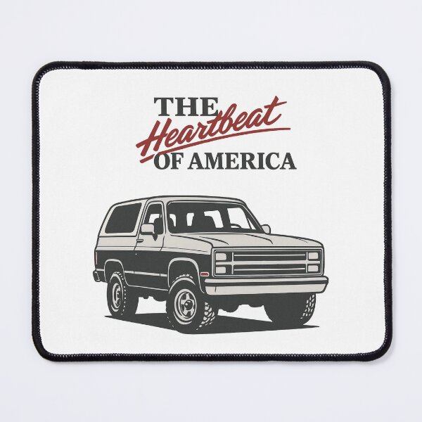 Item preview, 1988 K5 Blazer "Heartbeat of America" | Vintage Chevy SUV Retro Art designed and sold by TheArtOfCar.