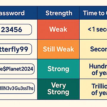 Artwork thumbnail, Password safety reminder by marcogallen