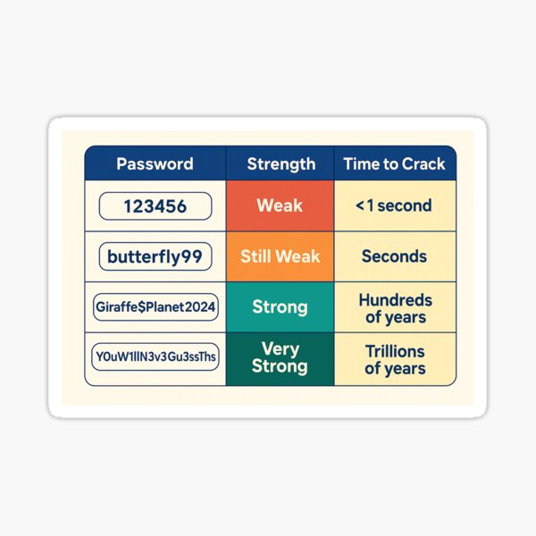 Item preview, Password safety reminder designed and sold by marcogallen.