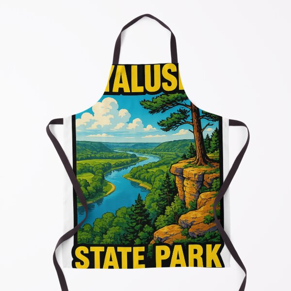 Item preview, Wyalusing State Park Wisconsin Mississippi River Confluence Scenic Bluff View USA designed and sold by Aryabek.