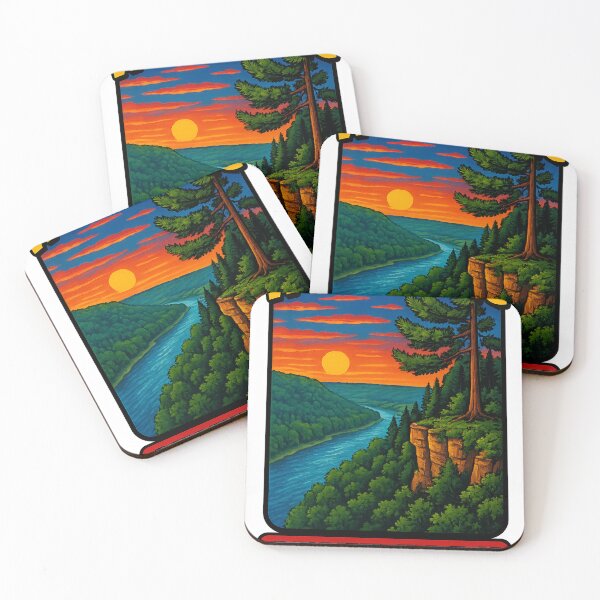 Item preview, Wyalusing State Park Wisconsin Sunset Overlook Mississippi River Confluence USA designed and sold by Aryabek.